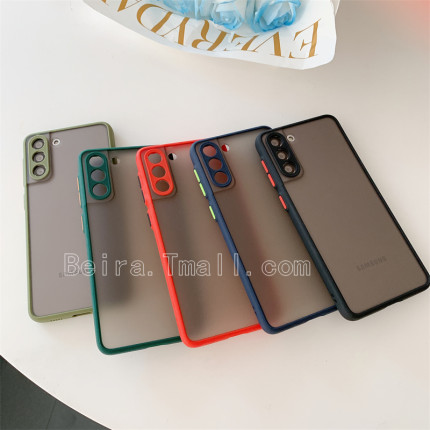 硬壳保护套适用三星S24ultra手机壳samsung s23fe全包s20plus简约note10+硅胶A53 5G外壳A42软边A71网红A16