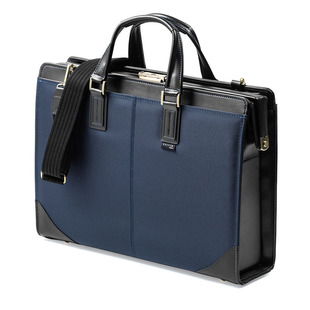 创意防泼水匠心制作 公务笔记本电脑包手提牛皮13.3单肩通勤律师大容量15.6寸时尚 日本SANWA高端进口立式 日式