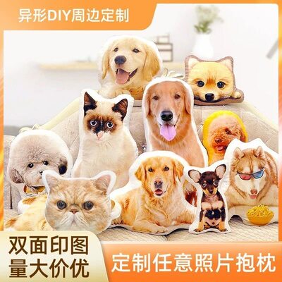 来图定制可爱玩偶异形抱枕DIY礼物靠垫照片定做靠枕动漫周边礼品