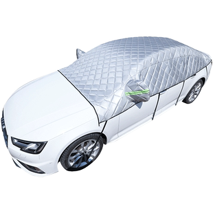 汽车车衣车罩夏季防晒车顶套外罩遮阳隔热半身罩加厚棉被防冰雹子