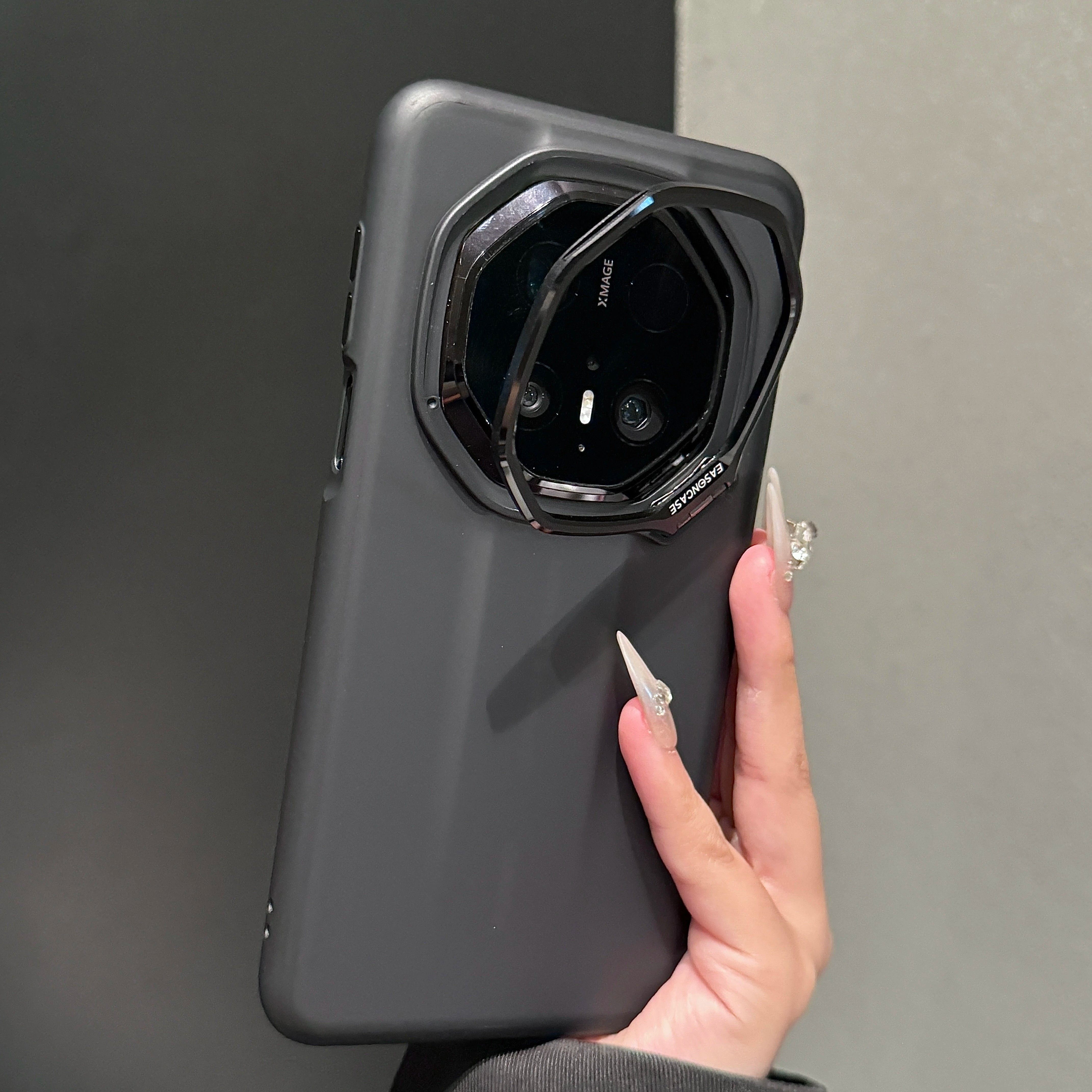 适用于华为mate70rs非凡大师手机壳新款创意镜头支架超薄磨砂肤感60rs保护套全包防摔硅胶高级感个性情侣简约