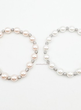 925银法式复古高级珍珠串珠手链