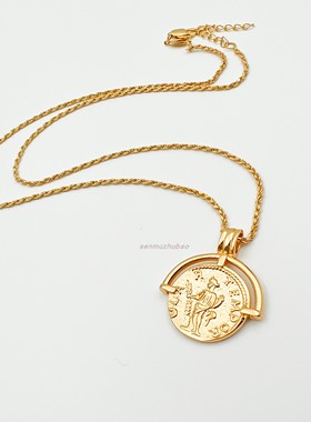 吊坠饰品欧美复古罗马风设计感