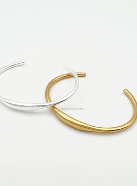 不规则开口手环极简小众复古