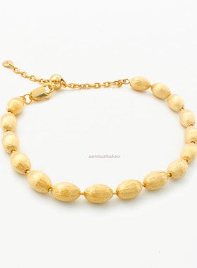 橄榄拉丝手链新款重工