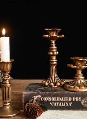 法式古典香薰烛台装饰摆件