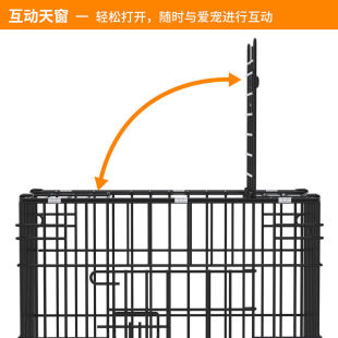 比熊泰迪柯基专用狗笼室内加粗加固小型犬中型犬宠物小狗笼子铁笼