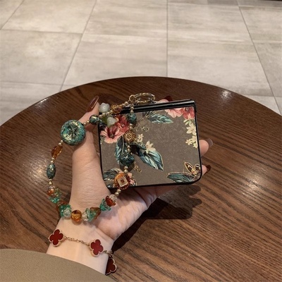 适用华为国风复古带挂绳手机壳