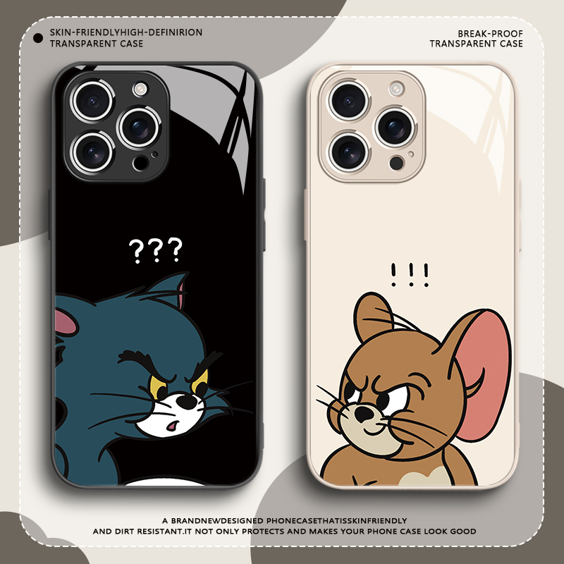 猫和老鼠情侣可爱手机壳