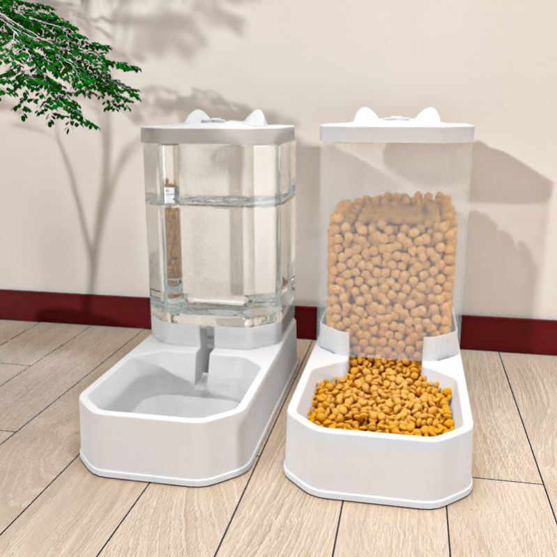狗狗猫咪喂食器狗碗猫碗自动饮水狗盆猫食盆猫狗喝水宠物用品大全