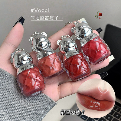 Gege bear轻透水光唇釉镜面清透持妆显嫩嘟嘟唇口红唇彩跨境美妆