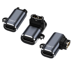 适用GARMIN佳明手表TYPE-C充电Fenix7转接头5X数据线245本能5S飞耐时Vivoactive3/Venu/instinct/6S/6 Pro/7X