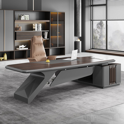 高档老板桌简约现代董事长烤漆桌