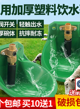 羊用饮水碗塑料羊饮水器喂水喝水神器水碗养羊设备羊用自动饮水器