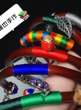 西藏手工生日情侣鸡血藤送人礼物