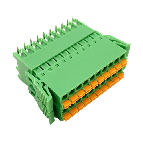 YN15EDGKNHCG/KF2EDGKNHG/FMCD1.5-ST双层插拔式3.5mmPCB接线端子
