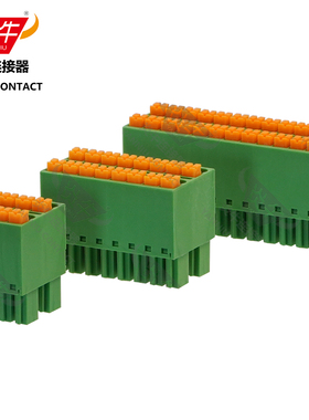 3.81mm炎牛双层免螺丝接线端子YN15EDGKNHC/FMCD1.5-ST/KF2EDGKNH