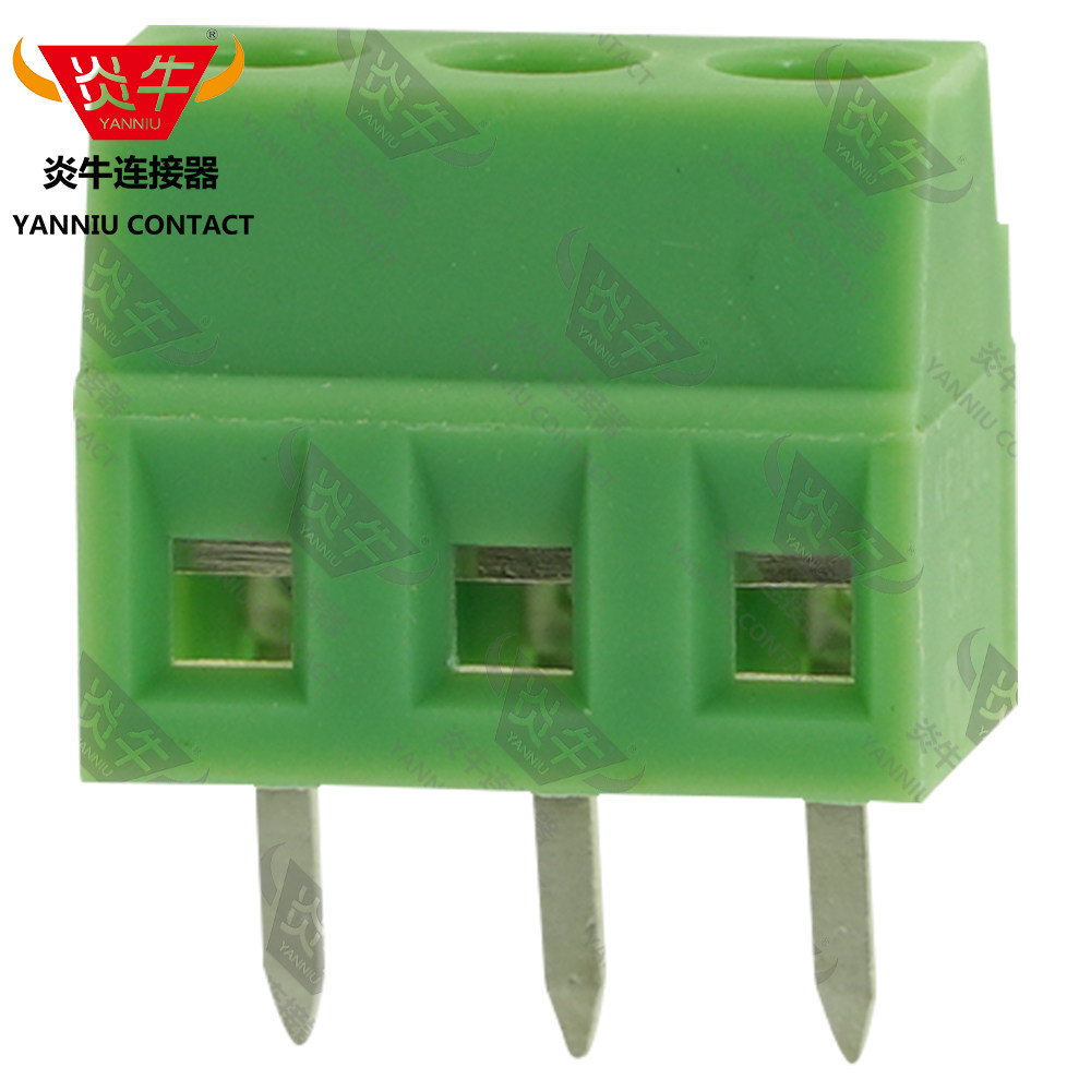 YN381/KF128L/DG/MKDS1炎牛PCB接线端子3.5mm螺钉式凤凰端子低位