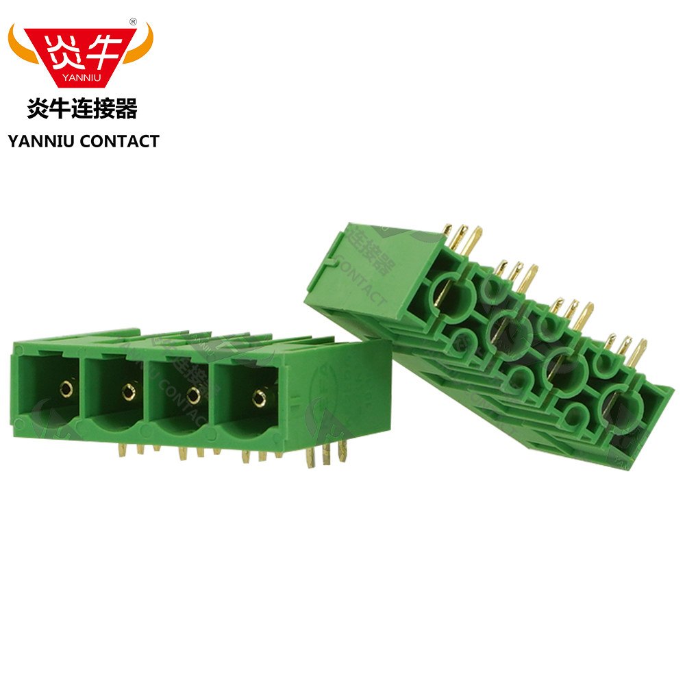 YN5EDGRC/KF2EDGSRA/PC6-16-G1炎牛10.16mm凤凰插拔式PCB接线端子 - 实物图