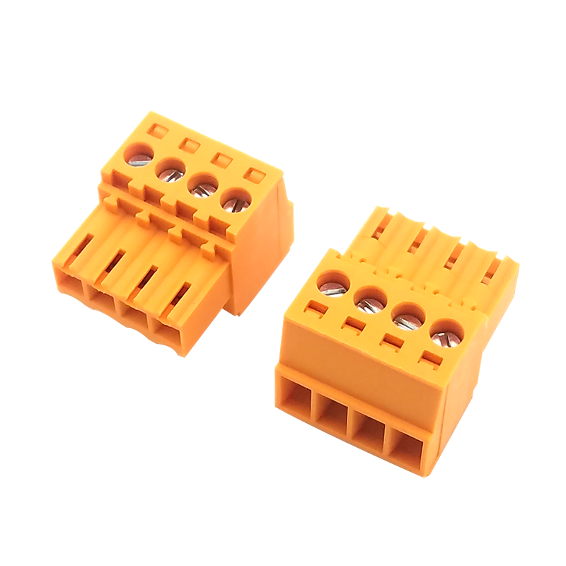 YN2EDGKJ/KF/BL3.50/180炎牛PCB接线端子3.5mm魏德米勒橙色母插头