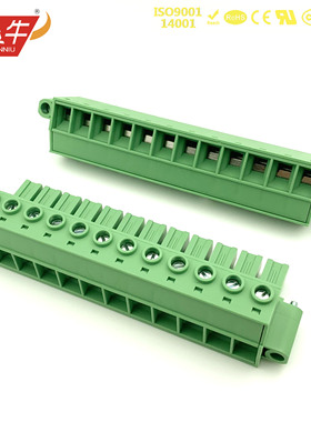 YN5EDGKM/KF2EDGSKM/PC16-STF炎牛10.16mm凤凰插拔式PCB接线端子