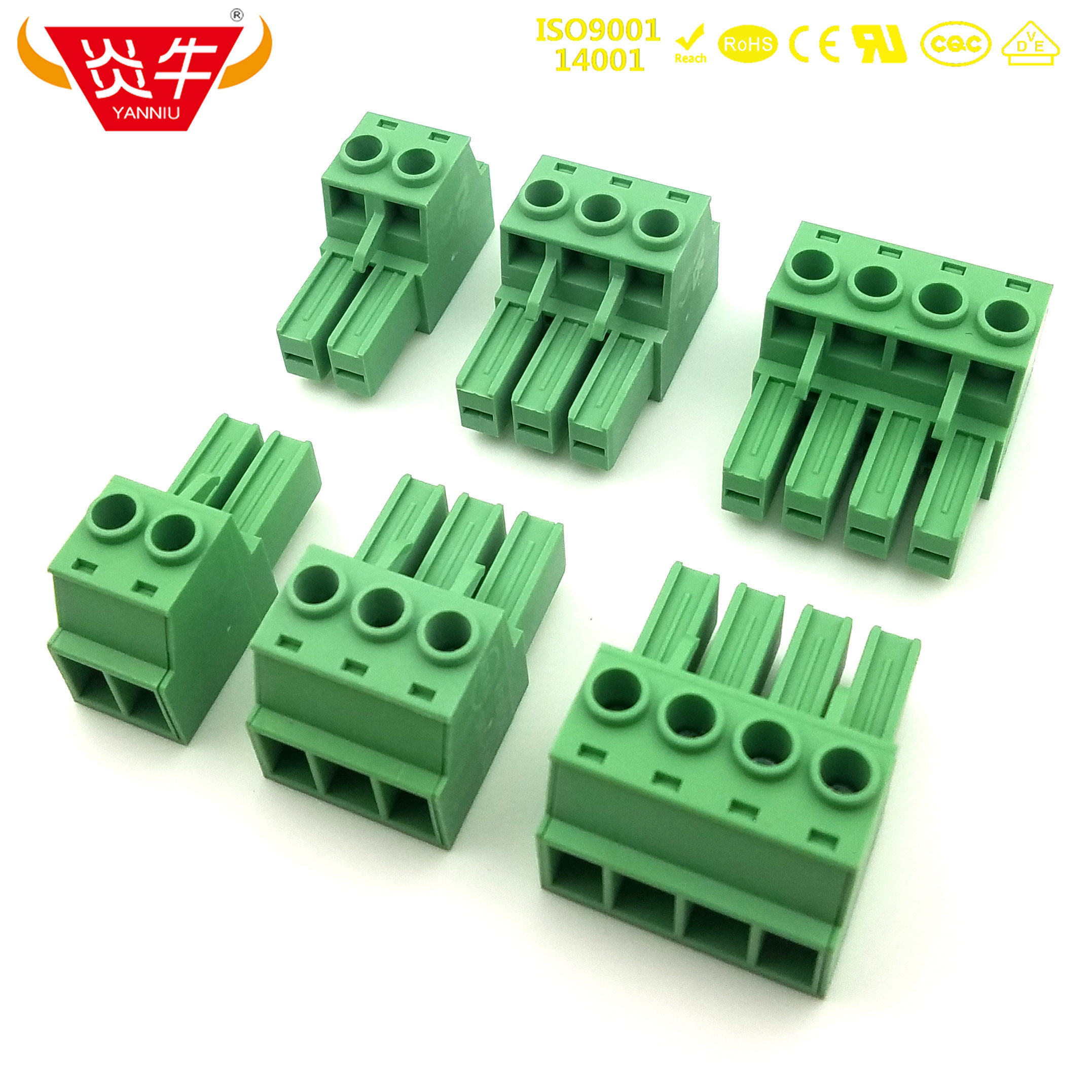 62mm凤凰插拔式pcb接线端子排接线柱5edgkt/kf2edgskt/pc5-st1