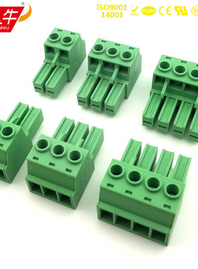 7.62mm凤凰插拔式PCB接线端子接线柱YN5EDGKH/KF2EDGSKT/PC5-ST1