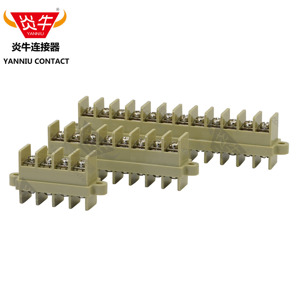 7.5mm炎牛接插件PLC变频器穿墙栅栏式大功率电网接线端子JPA1.5