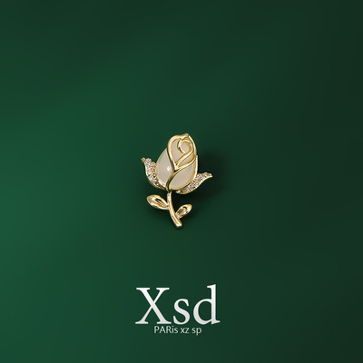 轻奢女士郁金香胸针别针