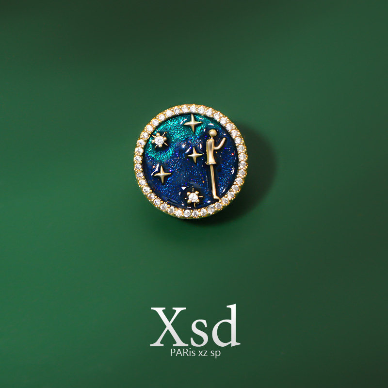 星空小王子防走光无痕磁铁扣衬衫领口不伤衣小胸针高档男女潮配饰,饰品/流行首饰/时尚饰品新,胸针,淘宝优惠券,粉丝福利购,淘宝优惠卷