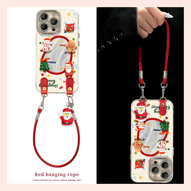 手机壳硅胶卡通圣诞老人姜饼人