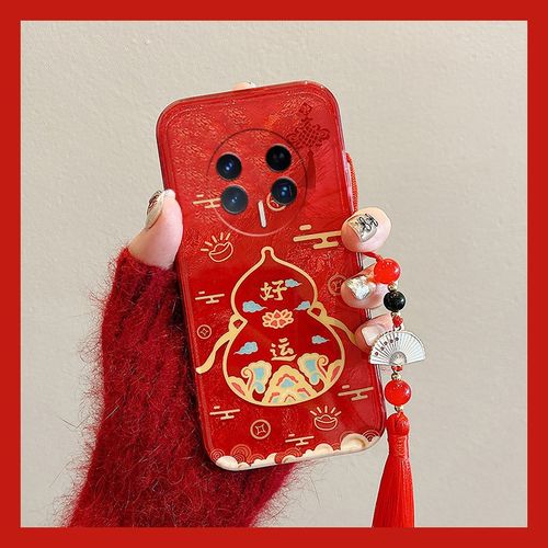 手机壳硅胶国潮2026好运葫芦流苏
