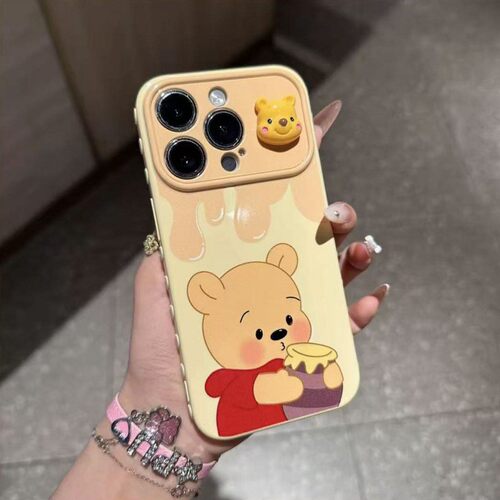 手机壳硅胶侧边爱心大视窗可爱卡