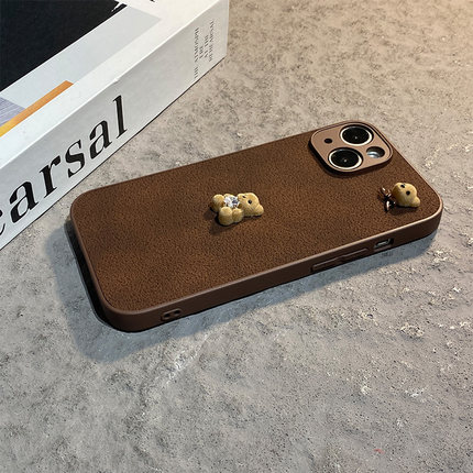 卡通水钻小熊适用opporeno15手机壳reno14可爱13立体12钻石11带10pro+挂绳7se月坑纹9por简约8硅胶5k十oppo女