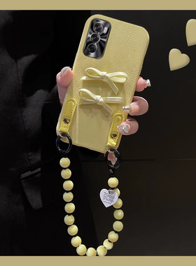 适用opporeno13手机壳reno13pro可斜挎12皮纹11立体10蝴蝶结9por带9挂绳8挂链7se黄色6韩系5硅胶5k软壳oppo女