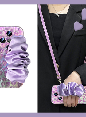 适用oppofindx8s手机壳k13turbopro满屏k12s紫色realme真我x50爱心k11x立体k10x带腕带x7ultra手腕x6背带x5女