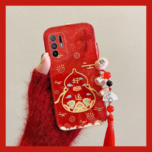 手机壳硅胶国潮2026好运葫芦流苏
