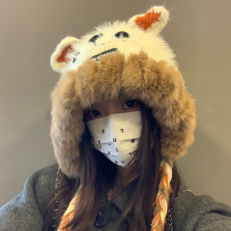女秋冬可爱帽子保暖护耳