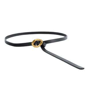 细腰带女装饰配裙子真皮黑色皮带女士2025新款百搭时尚免打孔韩版