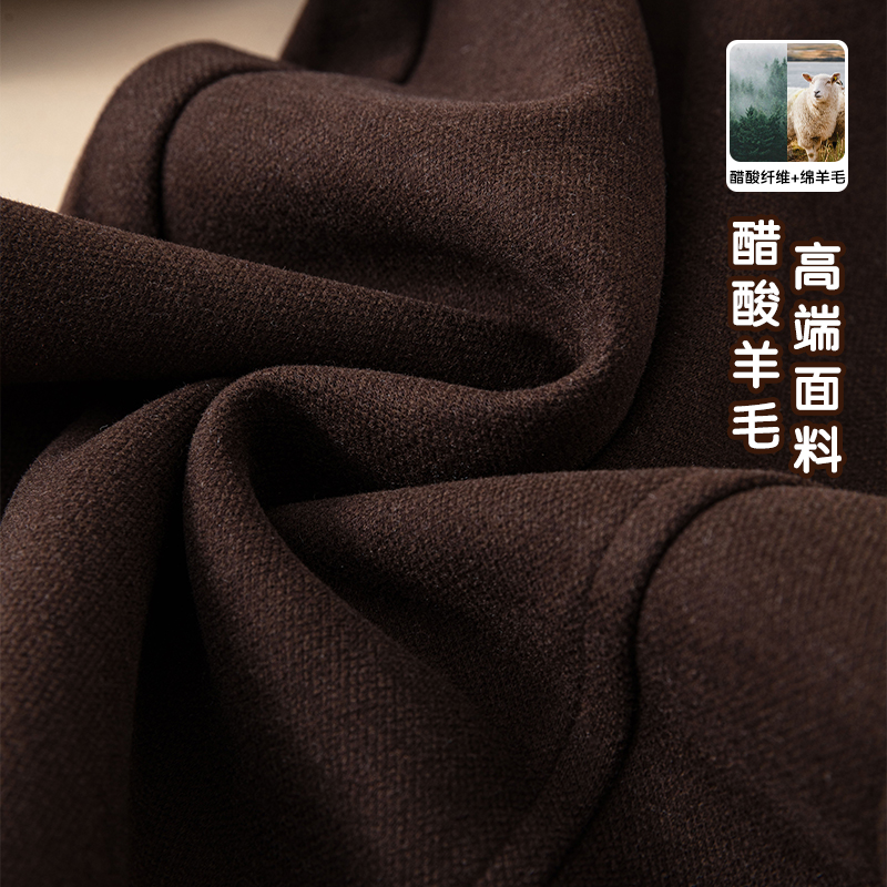 【高品质醋酸羊毛裤女加绒】