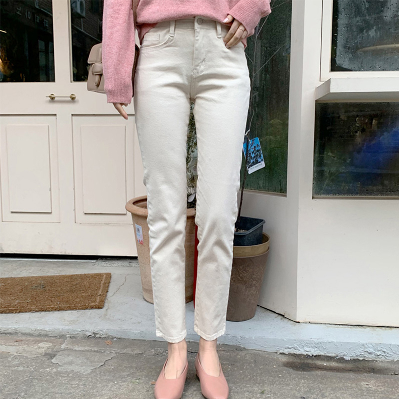 叶子风铃宽松直筒高腰