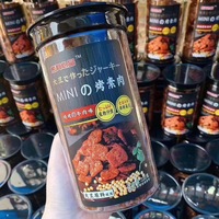 香港熊有心品烤素肉麻辣/烧烤牛肉味素肉块零食豆干怀旧零食220g