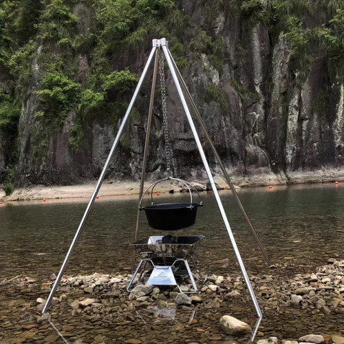 CAMPINGMOON四脚架304不锈钢