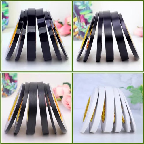 自粘美边线窗边柜门黑色装饰贴纸