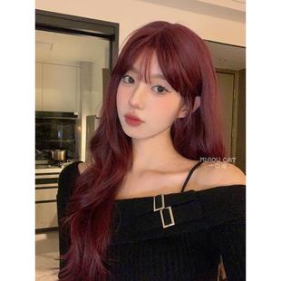 一口喵假发女日常长卷发网红仿真自然逼真jk假发女Lolita全头套式