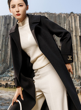 【商场同款】阿菁娜大方简洁时髦经典大衣A30D211013