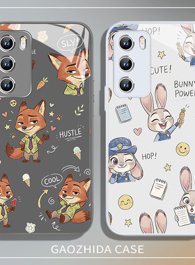 适用红米k90手机壳卡通note14尼克兔子警官小米17pro玻璃k80可爱vivos50s30/opporeno15朱迪findx9情侣iqoo15