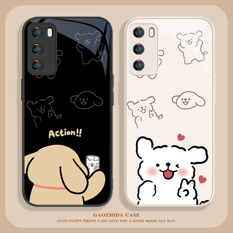 适用华为手机壳情侣卡通高级感