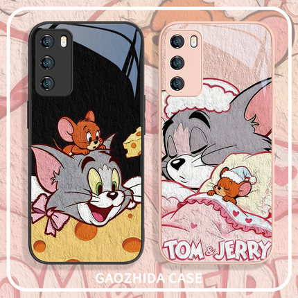 适用红米note14手机壳猫和老鼠k80k70汤姆猫小米17情侣15ultra卡通vivos30可爱x200杰瑞magic7新款iqoo/oppo