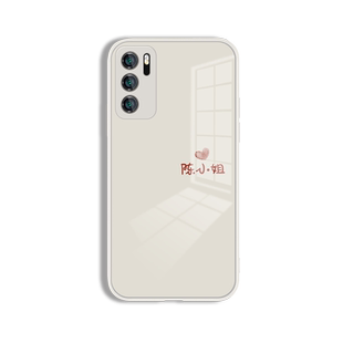 适用华为nova12手机壳diy定制mate60pro情侣p50姓氏pura80Pura70名字p40小众mate80文字mate70女荣耀玻璃爱心